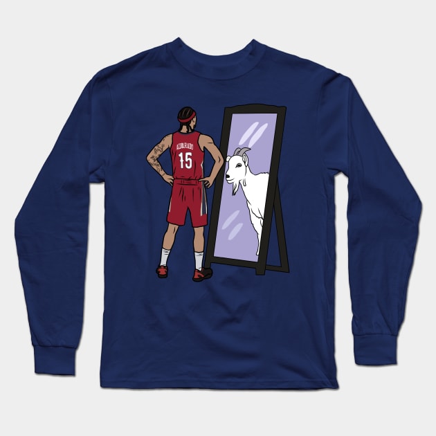 Jose Alvarado Mirror GOAT Long Sleeve T-Shirt by rattraptees